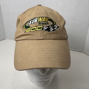 Subway 500 Hat Racing Baseball Cap Embroidered Logo Adjustable
